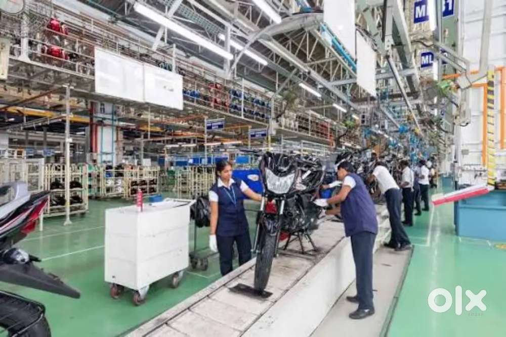 We are hiring for manufacturing company