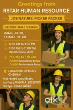 Need immediate joining picker Packer chennai ( valasaravakkam)