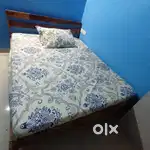 Cot and mattress table chair
