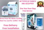 Brand New RO Water Purifier Start For Just Rs 4,499 Only