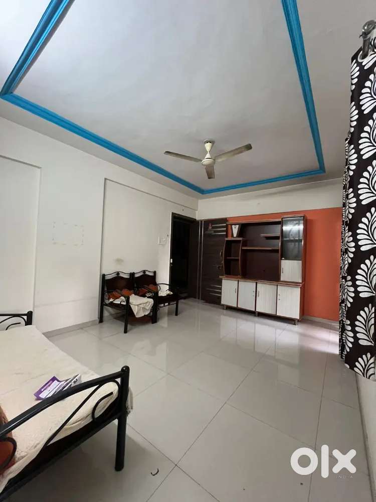 1 BHK semi furnished flat for rent