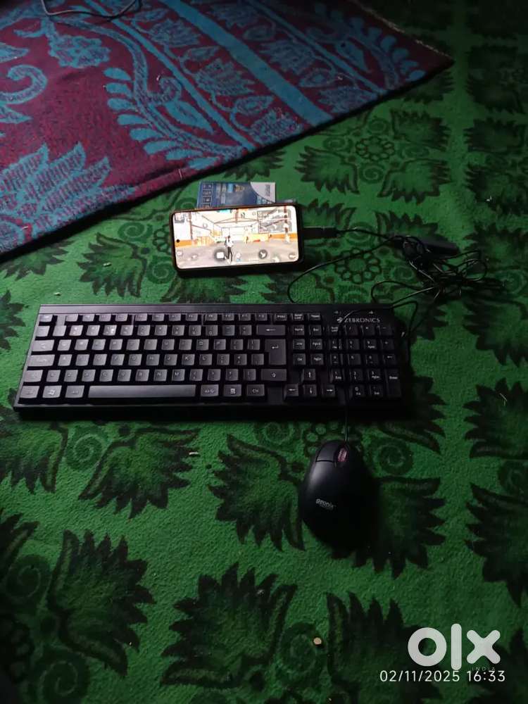 Keyboard mouse setup for gaming in mobile