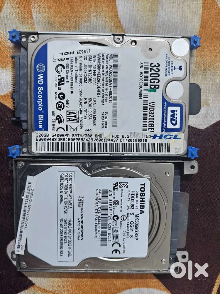 Laptop Hard Disk toshiba / WD