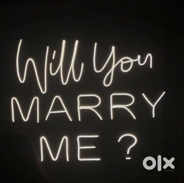 Will you marry me? led neon sign board