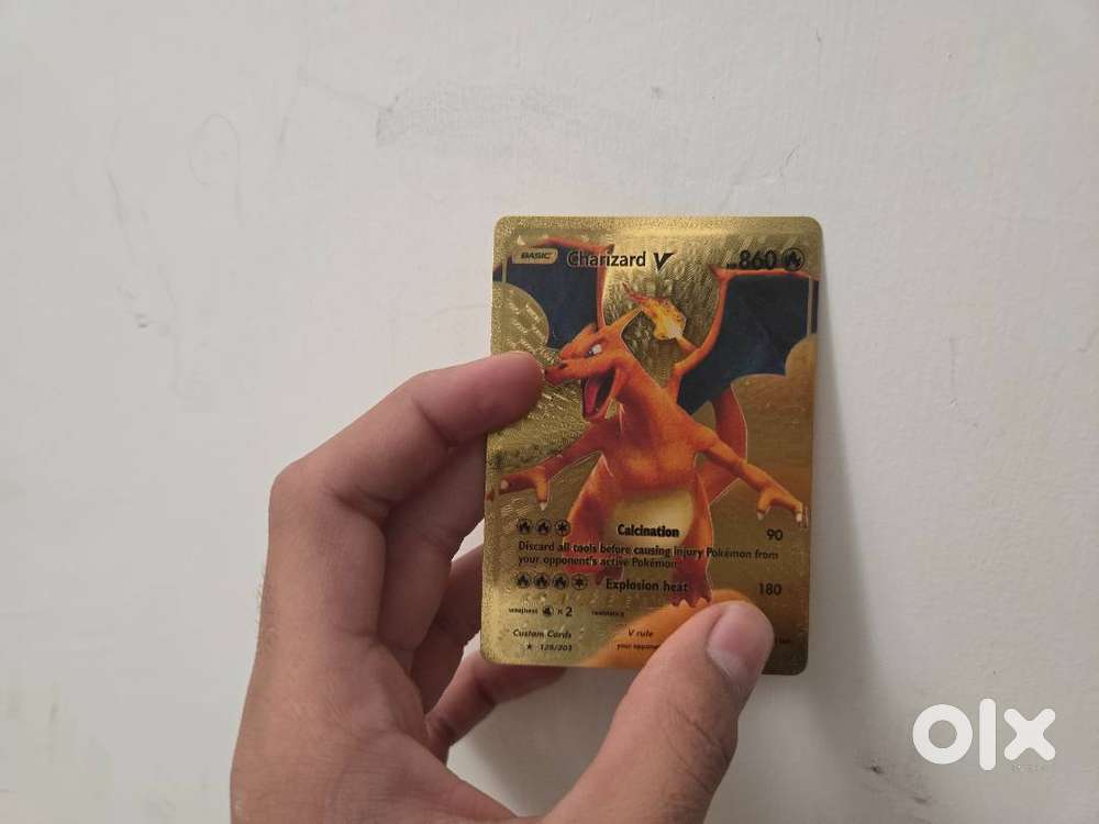 Rare  golden edition Pokemon card