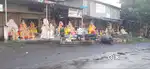 Main road tuch shops or space