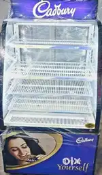 D type glass fridge very good condition