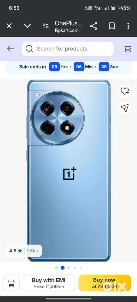 One plus 12r 256 gb 1 year old