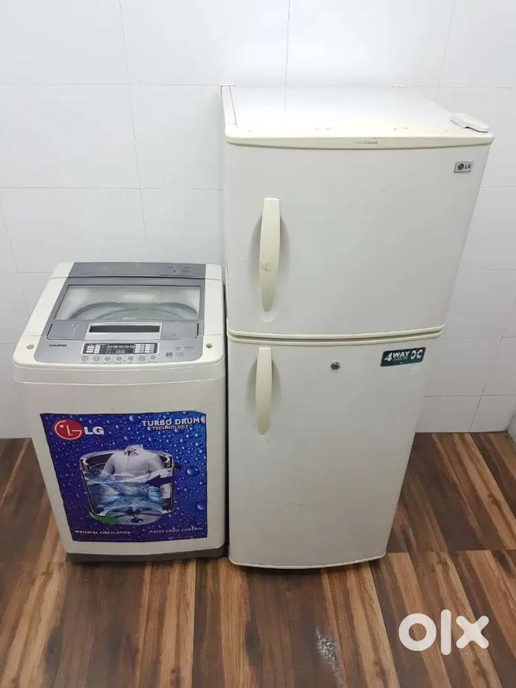 Pt#@63 fridge and washing machine with free home delivery