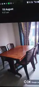Plastic dining table