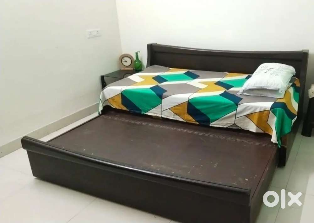 Diwan-bed, Dinning table & 6 chairs Leatherette Sofa-bed, Air cooler,