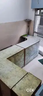 Doble counter L shape for shop Good condition