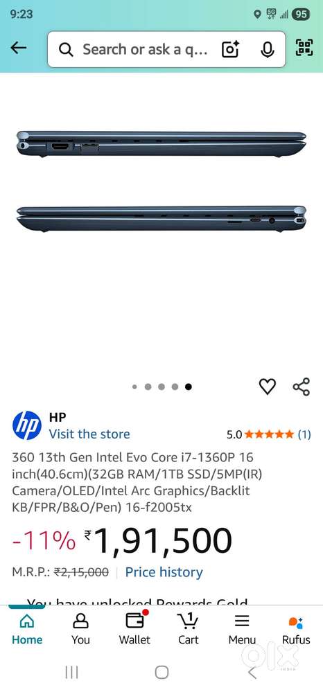 HP Spectre x360 16 (Touch + Stylus) – Premium Ultrabook