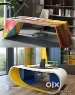 Customised MD tables CEO desk office table chairs furniture available
