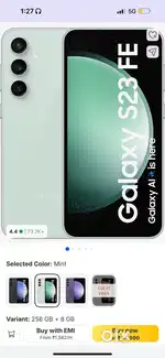 samsung s23 fe 8/256