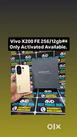 Vivo X200 FE 256/12gb Indian Unit Only Activated*Exchange Available*