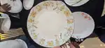 Bone China plate Ceramic White Laopala Diva Plates, For Hotel catering