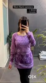 New Purple Short Kurti