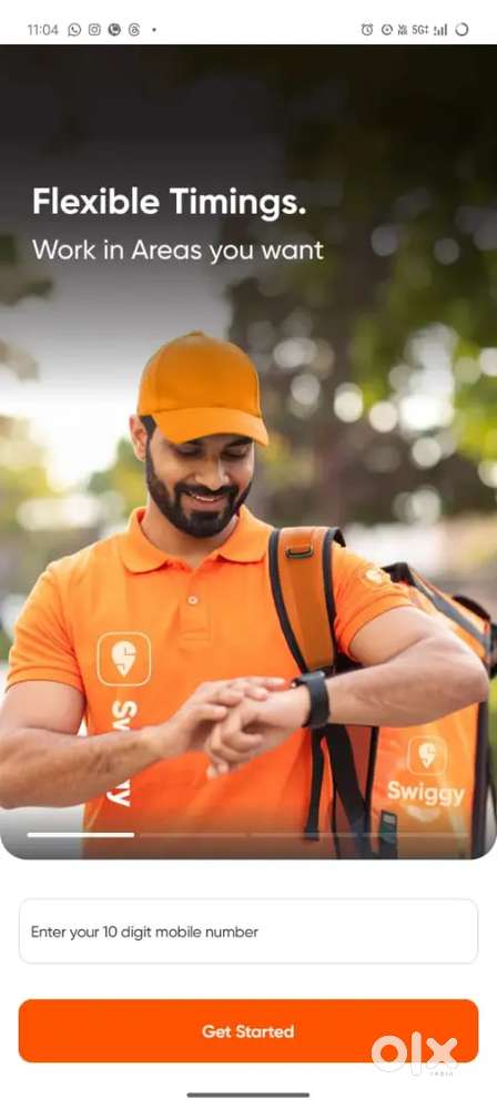 Swiggy food and instamart delivery job