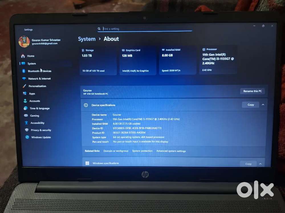 HP 250 G8 NOTEBOOK PC
