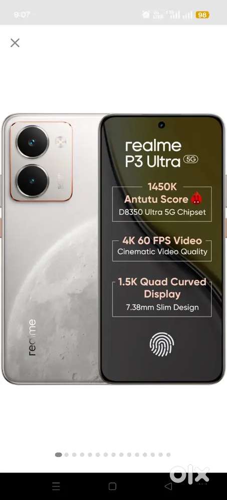 Realme P3 Ultra 5g (18 days mobile)