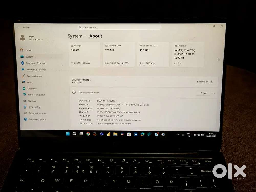 Dell XPS 13 9380