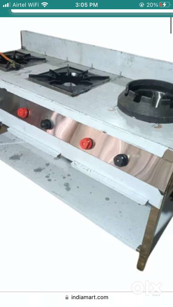 Commercial oven 3 burner