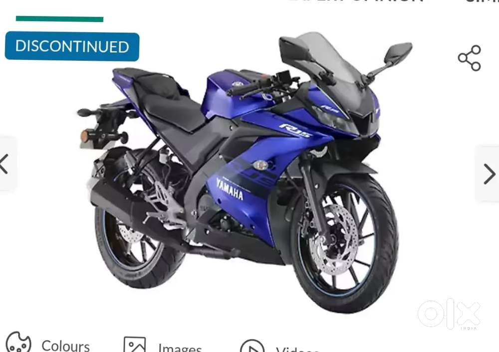 R15 v3 2019 blue colour  model top condition