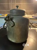 Antique Brass Milk Container