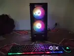 Ryzen Gaming PC with keyboard and mouse combo