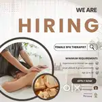 Female spa therapist and Receptionist