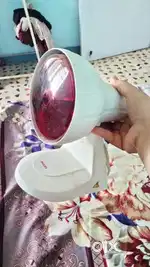 Red light for massage therapy