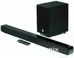 JBL CINEMA SOUNDBAR AND SUB WOOFER.