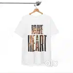 Brave Heart Lion King Crown Graphic Tee