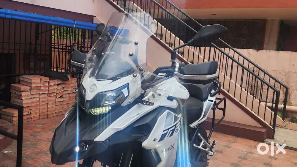 Benelli TRK 502X with new battery, matdog alpha fog lamp ppf with 10yr