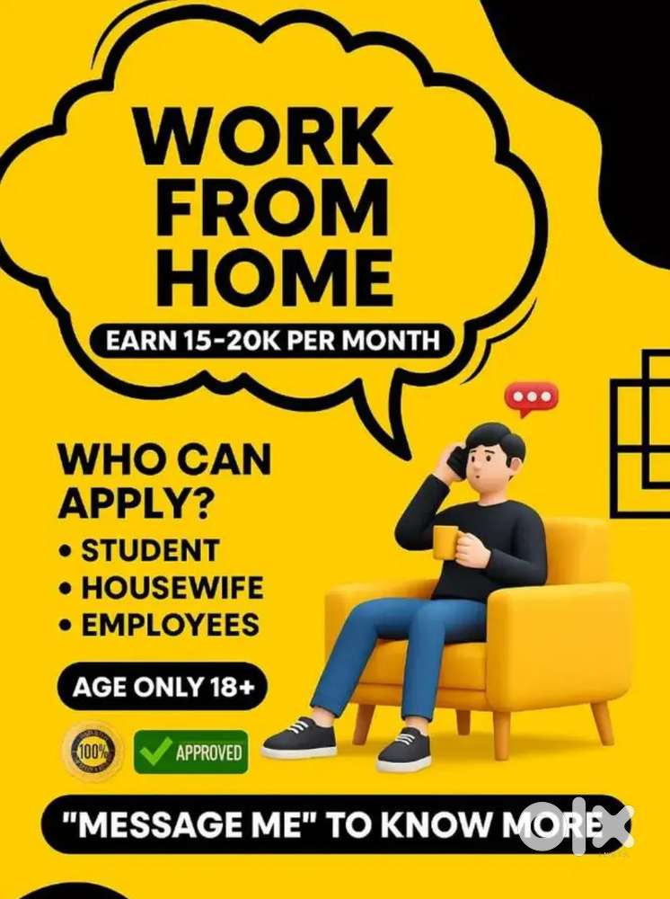 For Students, employee or Housewife.