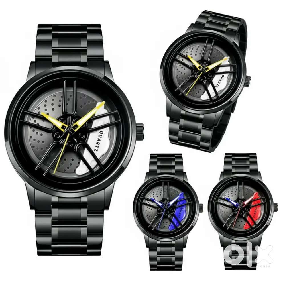 Premium Men’s Black Stainless Steel Wristwatches