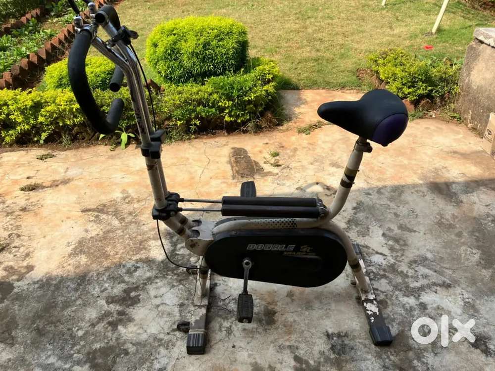 Exercycle with Rowing Machine