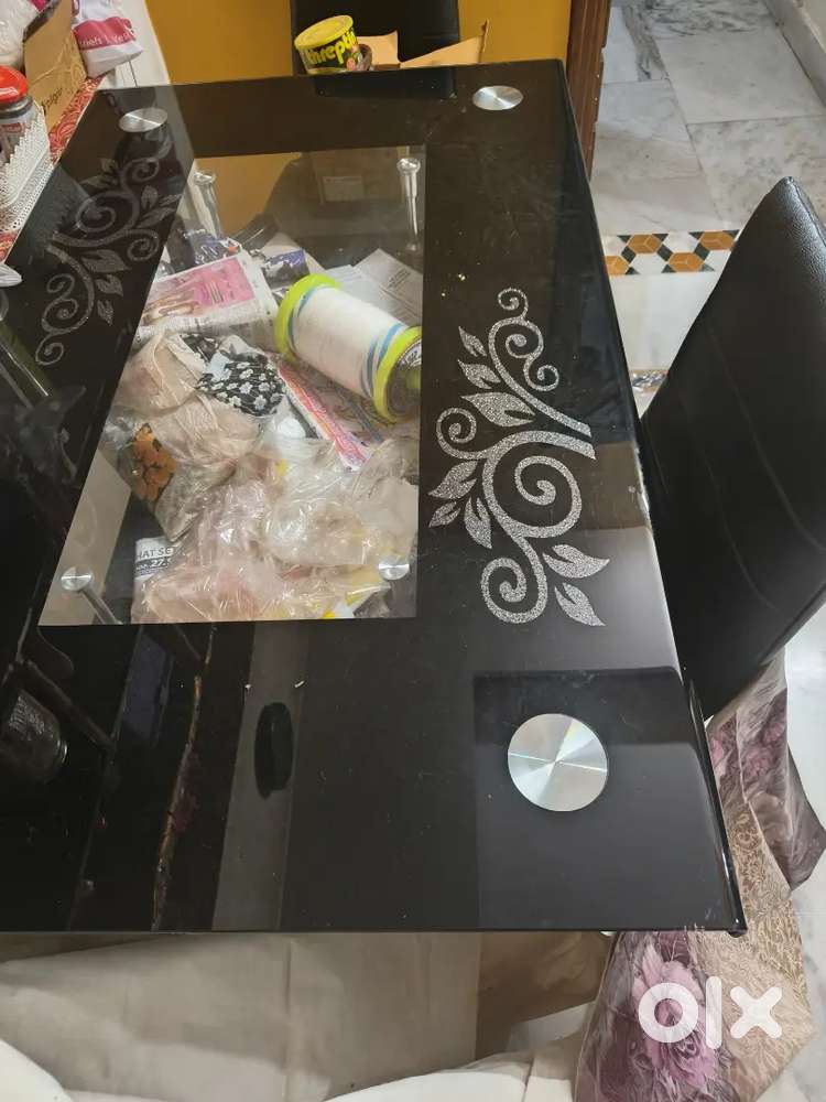 Selling sofa cum bed, bed & mattress and dining table with 4 chairs