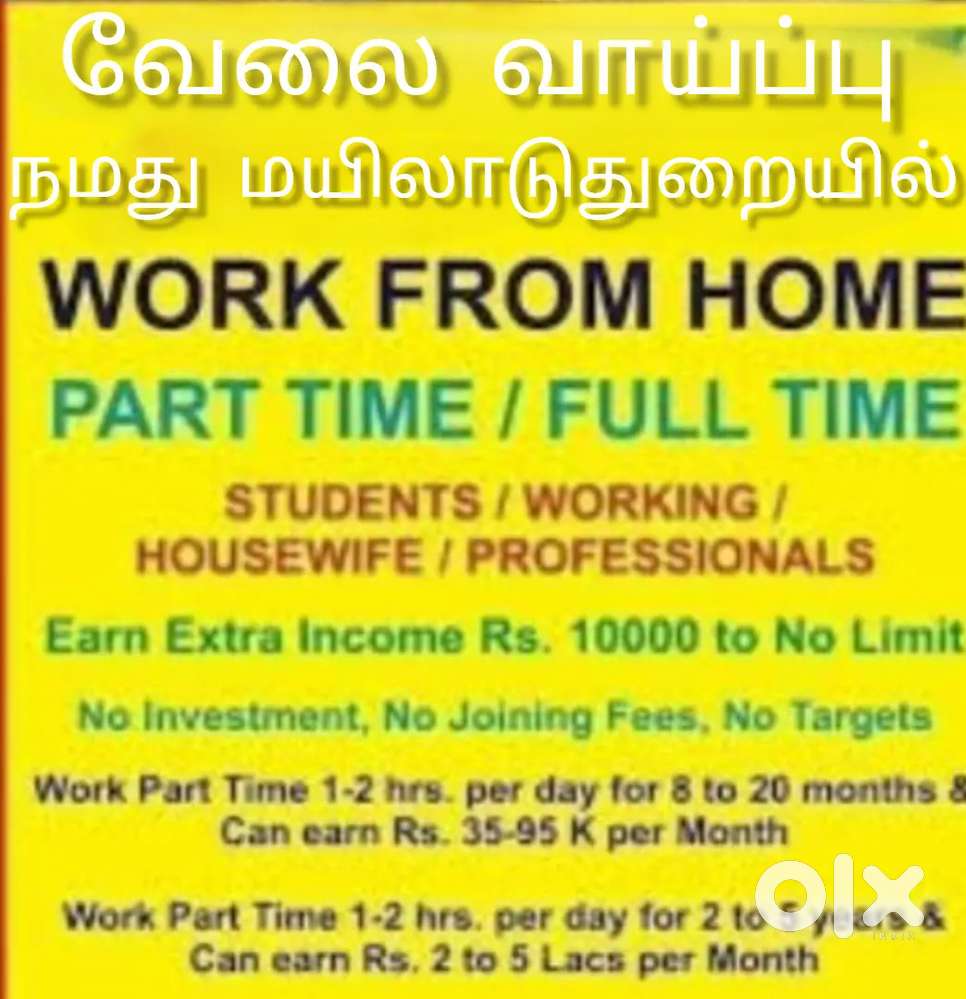 Full time/ part time job vacancy available