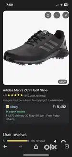 Adidas ZG21 GOLF SHOES