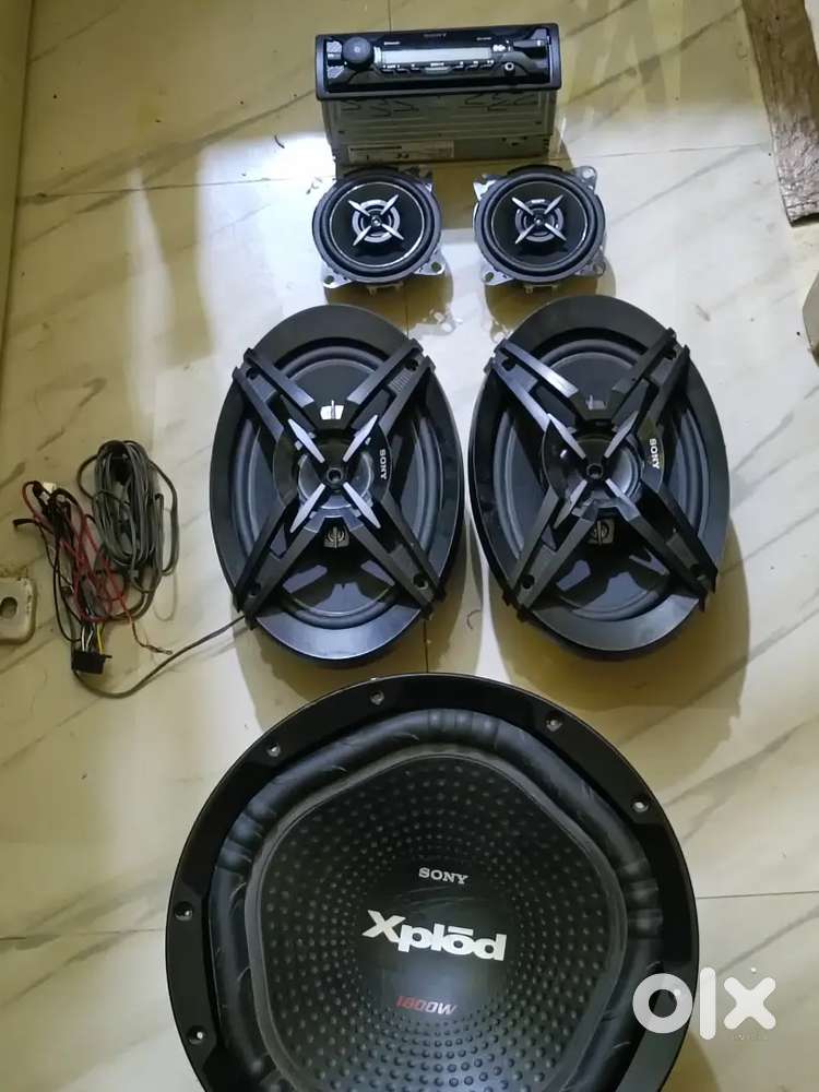 Sony full audio set Vechile