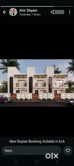 Brand new duplax 3bhk ward 6c semi furnished road touch Prime location