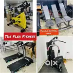 All gym equipments exercise cycle treadmill available