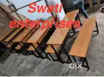 New students table bench set school furniture