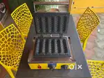 Stick waffle machine