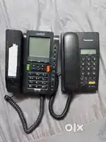 Land line phone and computer speakers
