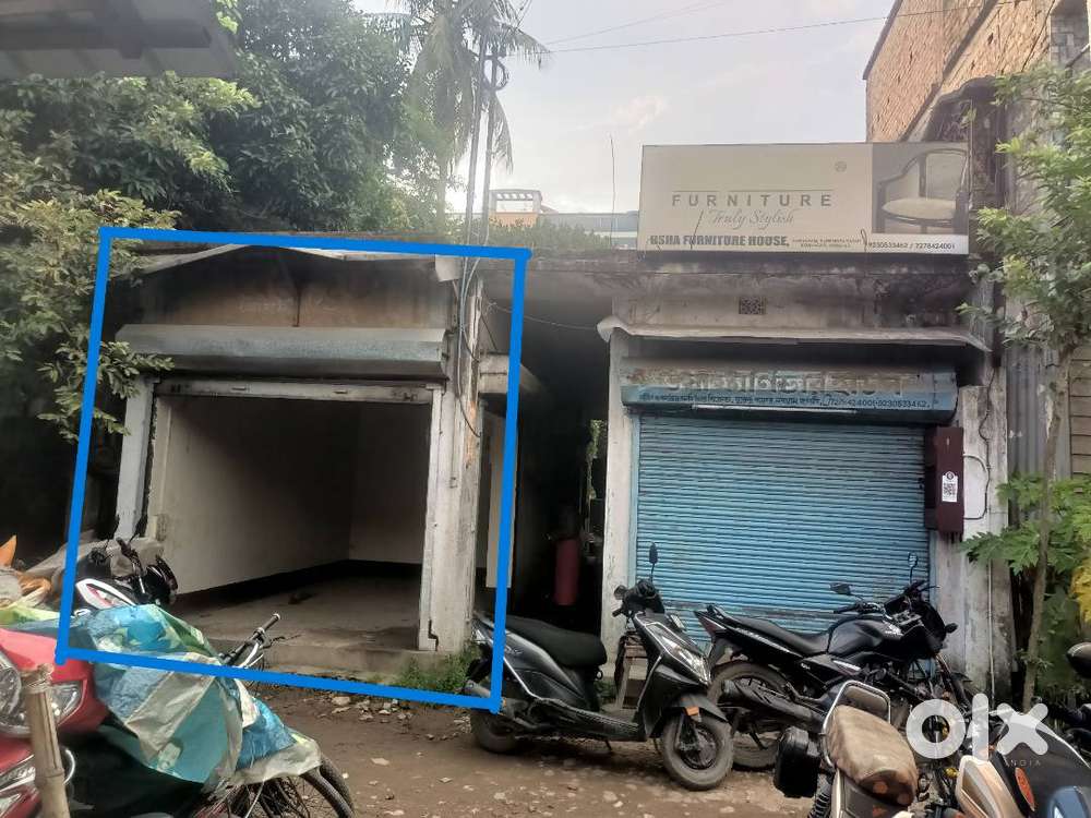 It's located to the adjacent lane to the main road.