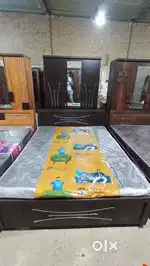 Ad id 384533. OFFER double bed + 3 door wardrobe brand new