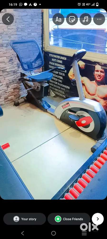 Gym cycle ...
